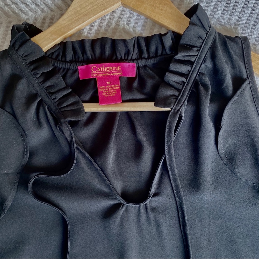 Cold Shoulder Ruffle Blouse - Picture 7 of 7